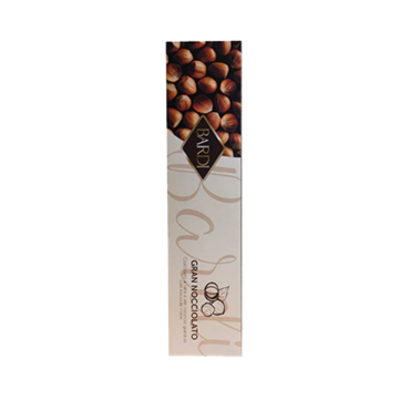 Gran Nocciolato – Cioccolato al latte e alle nocciole gianduia con nocciole intere – Bardi – Astuccio g 250