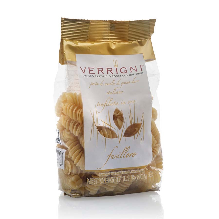 Fusilloro Pasta trafilata in Oro di grano Italiano Verrigni g 500