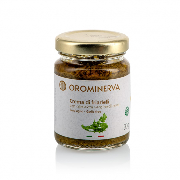Crema di friarielli con olio extravergine di oliva – Orominerva – Vaso g 90