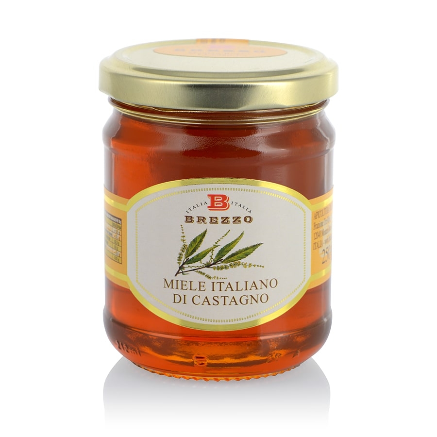 Miele italiano di Castagno – vaso g 250 – Brezzo