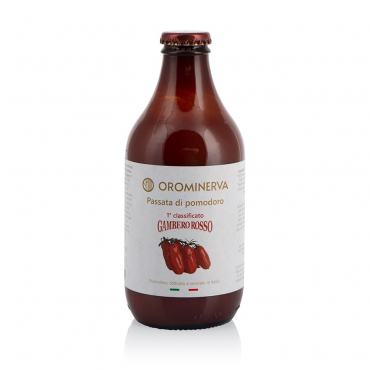Passata di Pomodoro artigianale – bottiglia g 340 – Orominerva