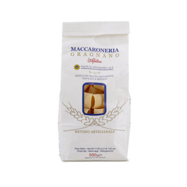 Pacchero – Pasta di Gragnano IGP trafilata a bronzo – Maccaroneria Gragnano di Afeltra – Sacchetto g 500